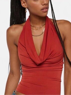 NWT UO Silence and Noise Coyote Cow Neck Halter